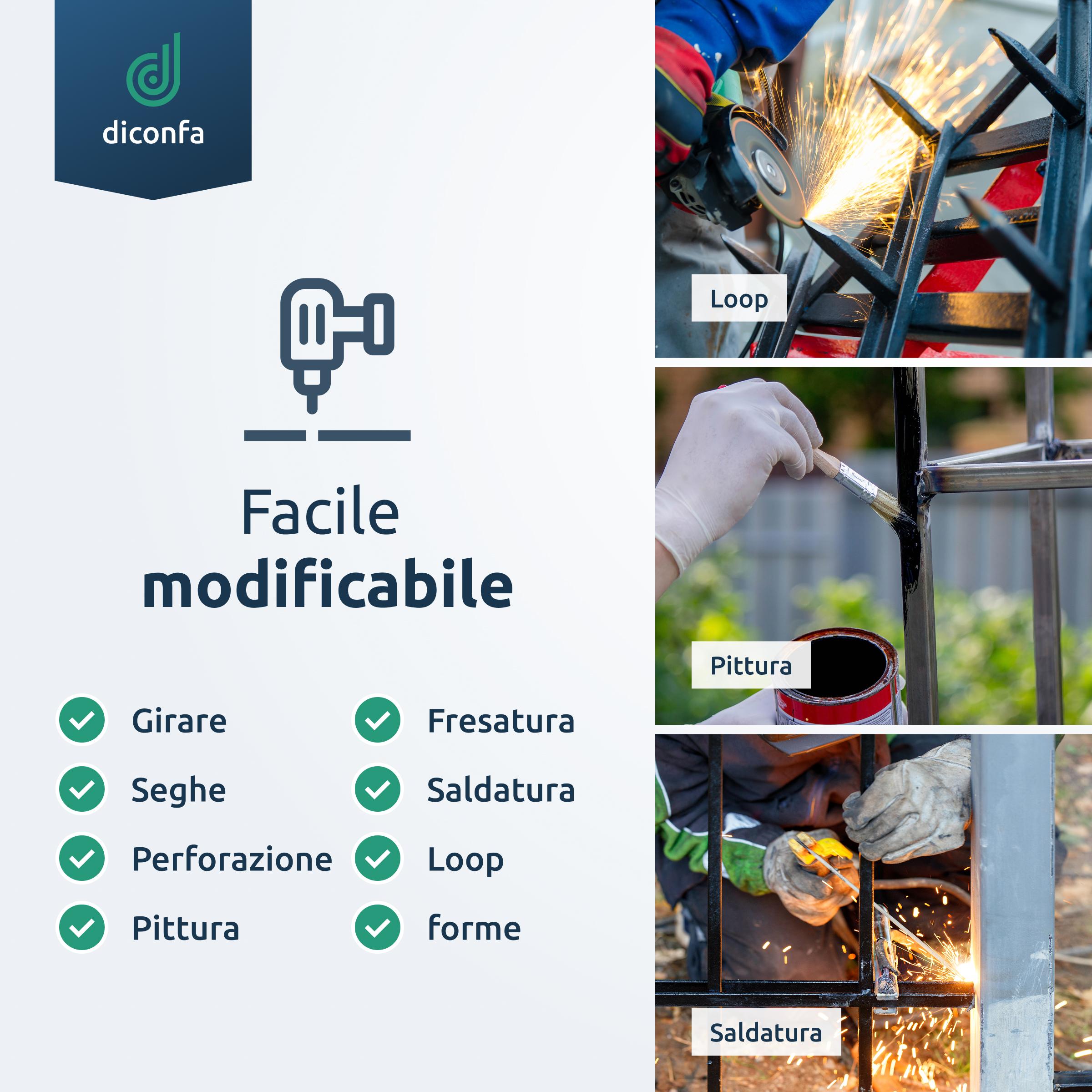 Acciaio quadrato S235JR ST37 su misura