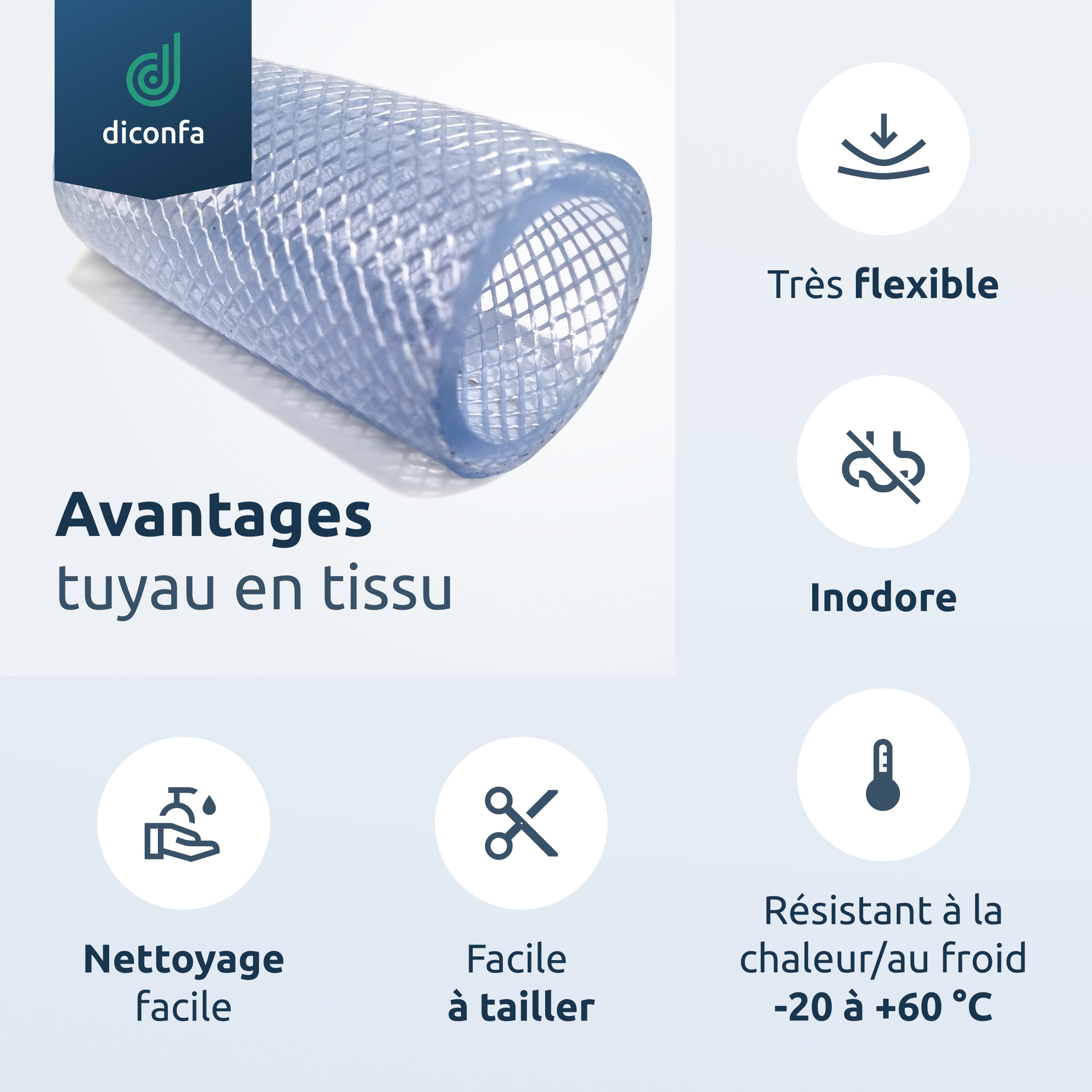 tuyau PVC armé sur mesure
