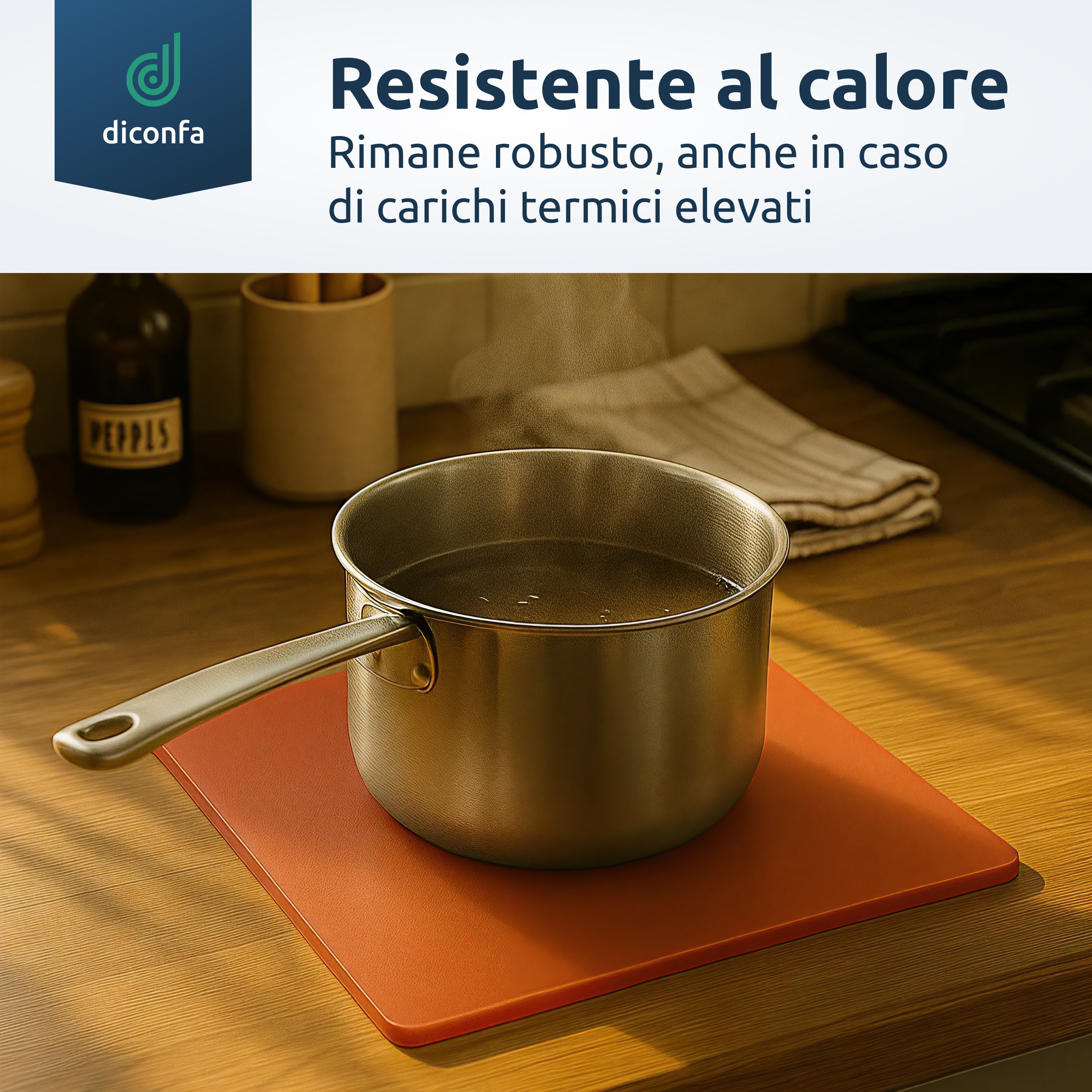 Piastra in silicone rosso su misura