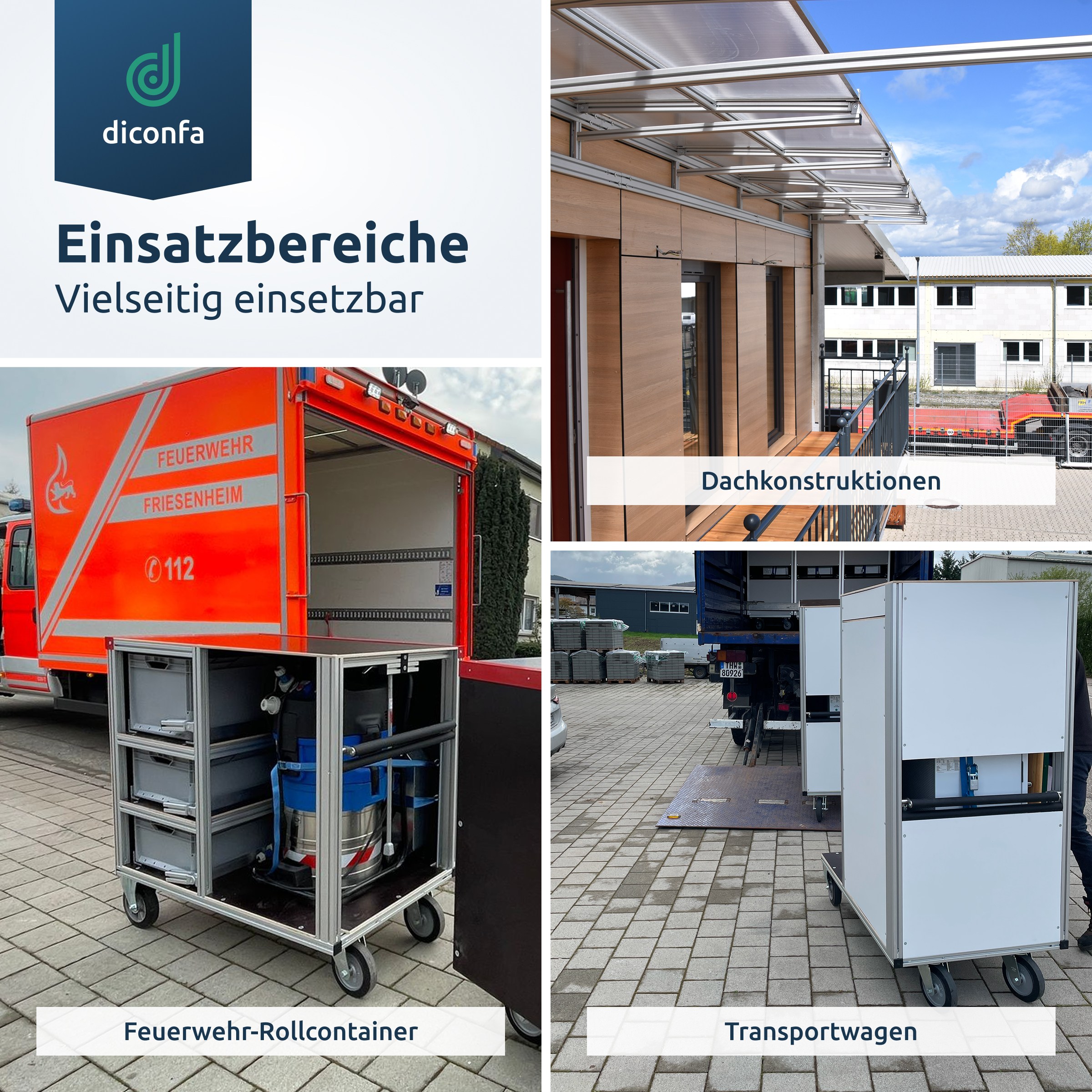 Aluprofil verschiedene Größen nach Maß