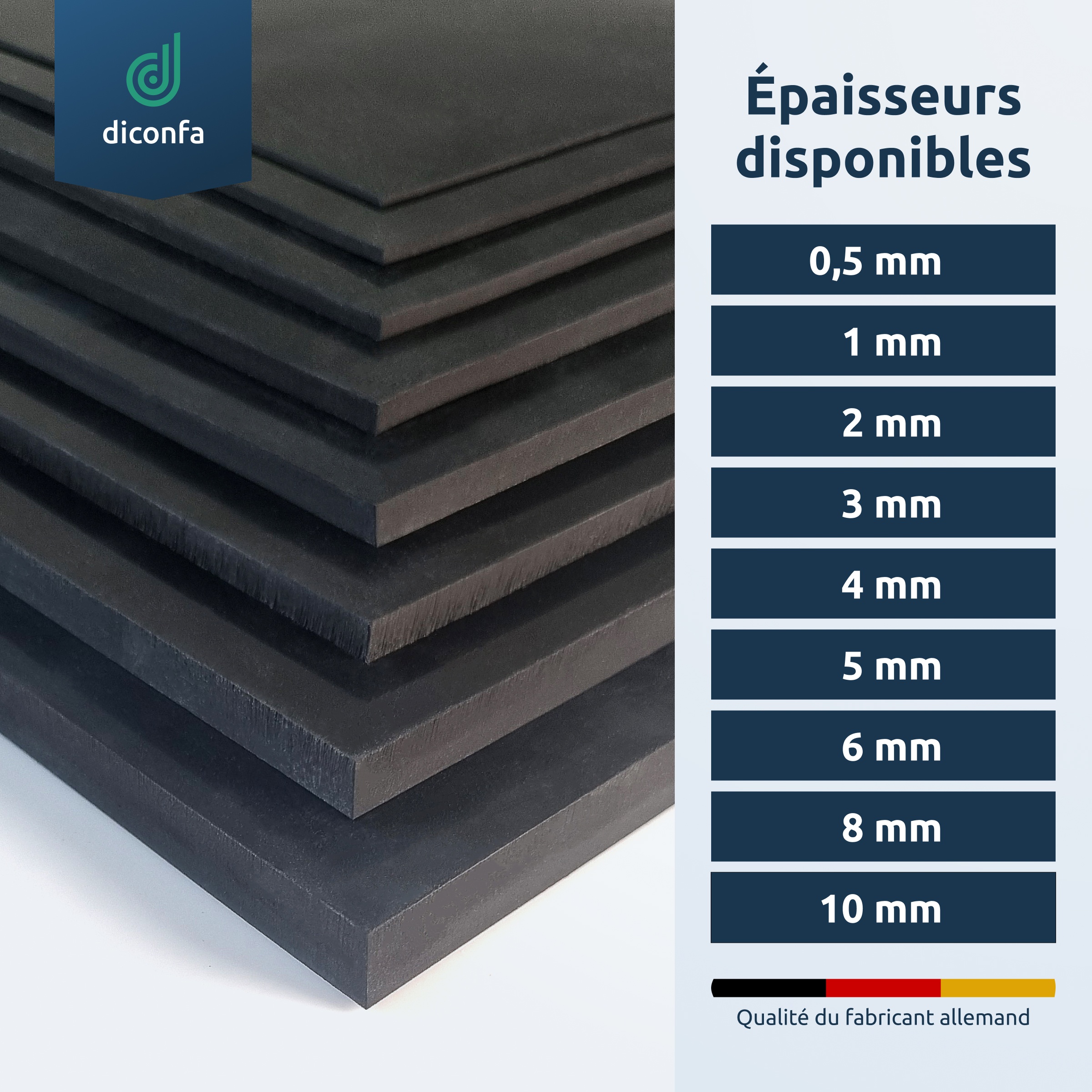 bande de caoutchouc auto-adhésive sur mesure