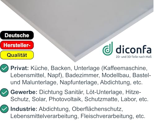 diconfa Silikonplatte nach Maß