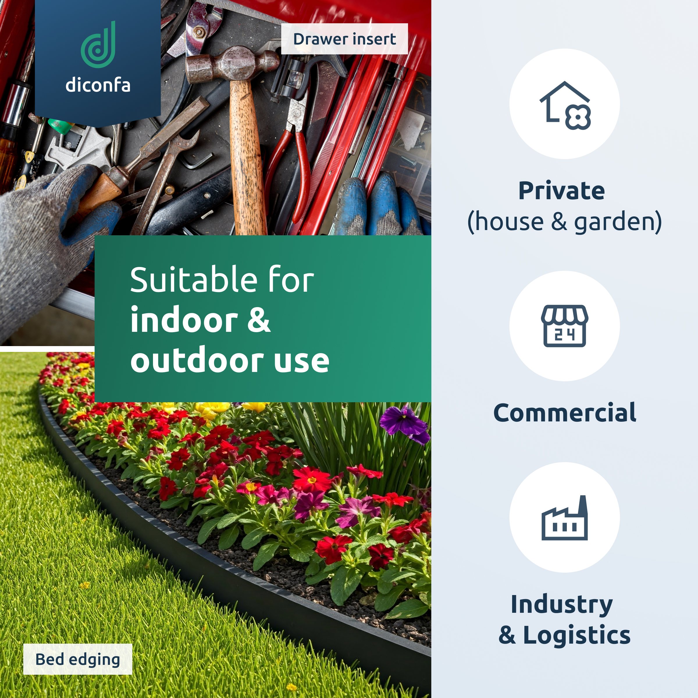 diconfa rubber strips made to measure