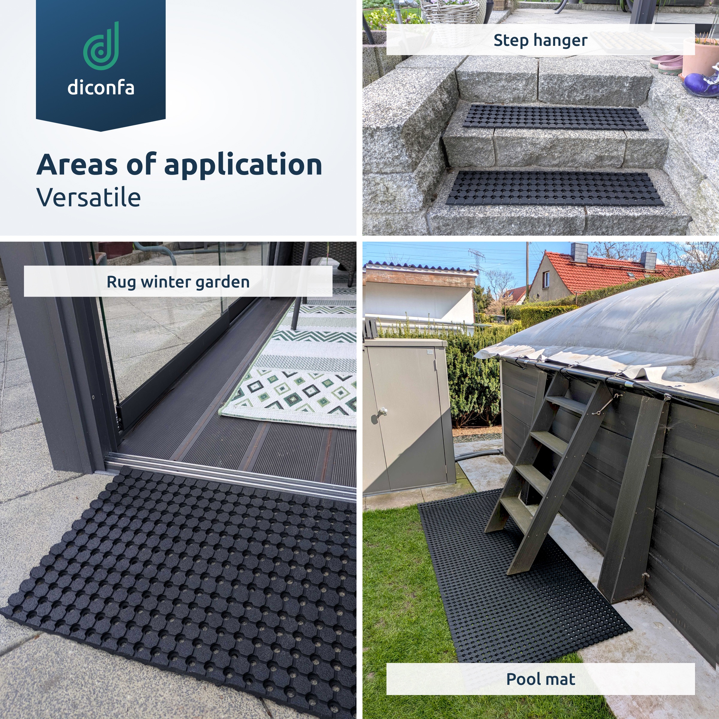 rubber hole mat - made to measure