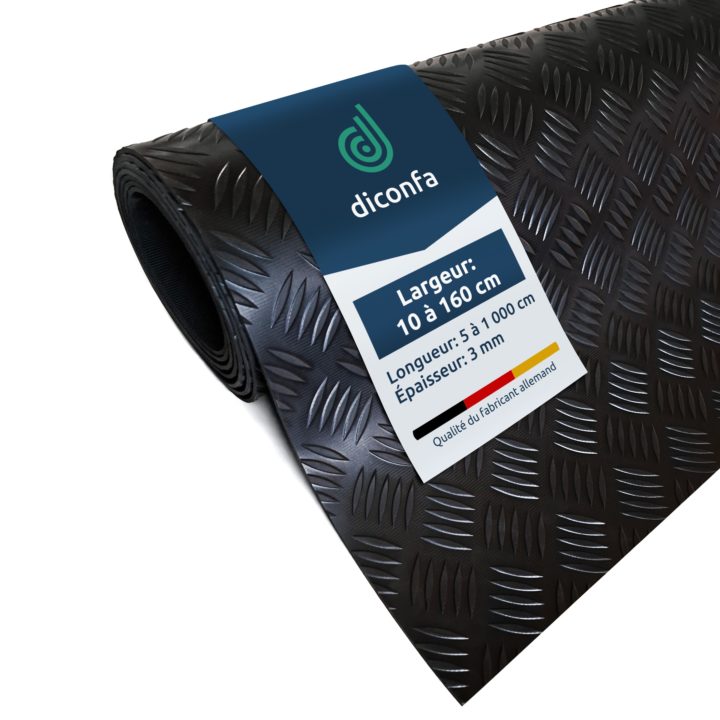 Tapis martelé diconfa, épaisseur 3 mm, sur mesure