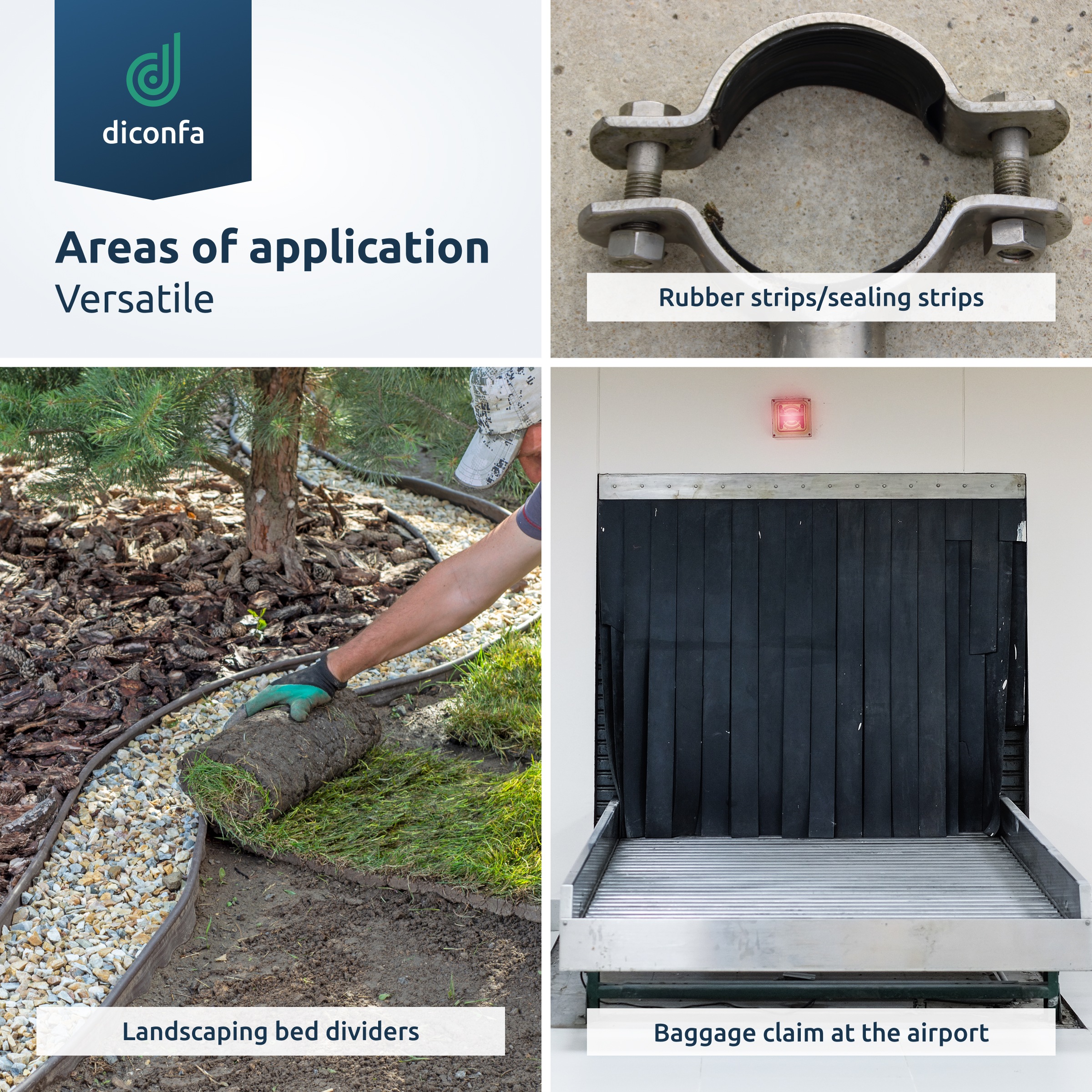 diconfa rubber strips made to measure