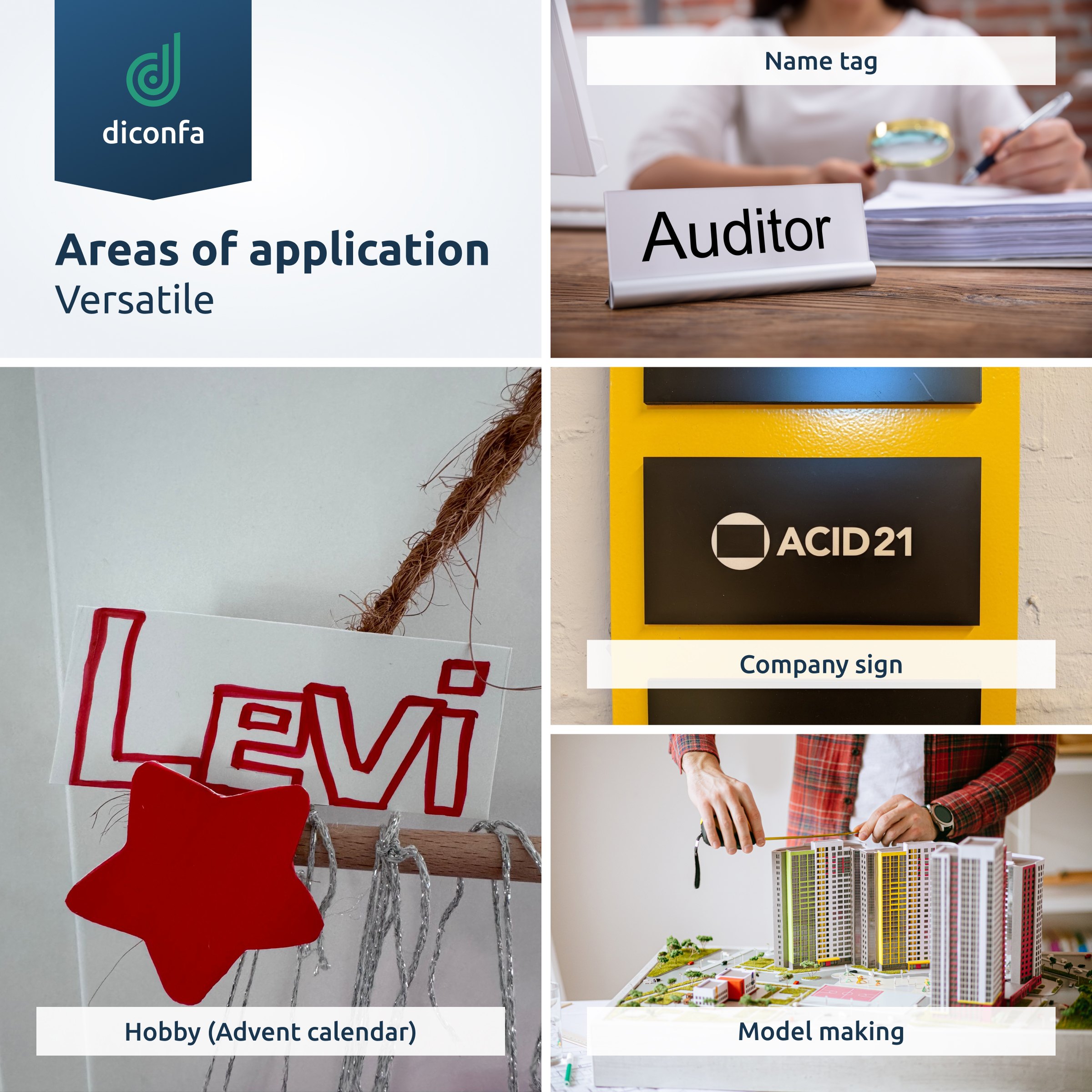 diconfa plastic sheet polystyrene black