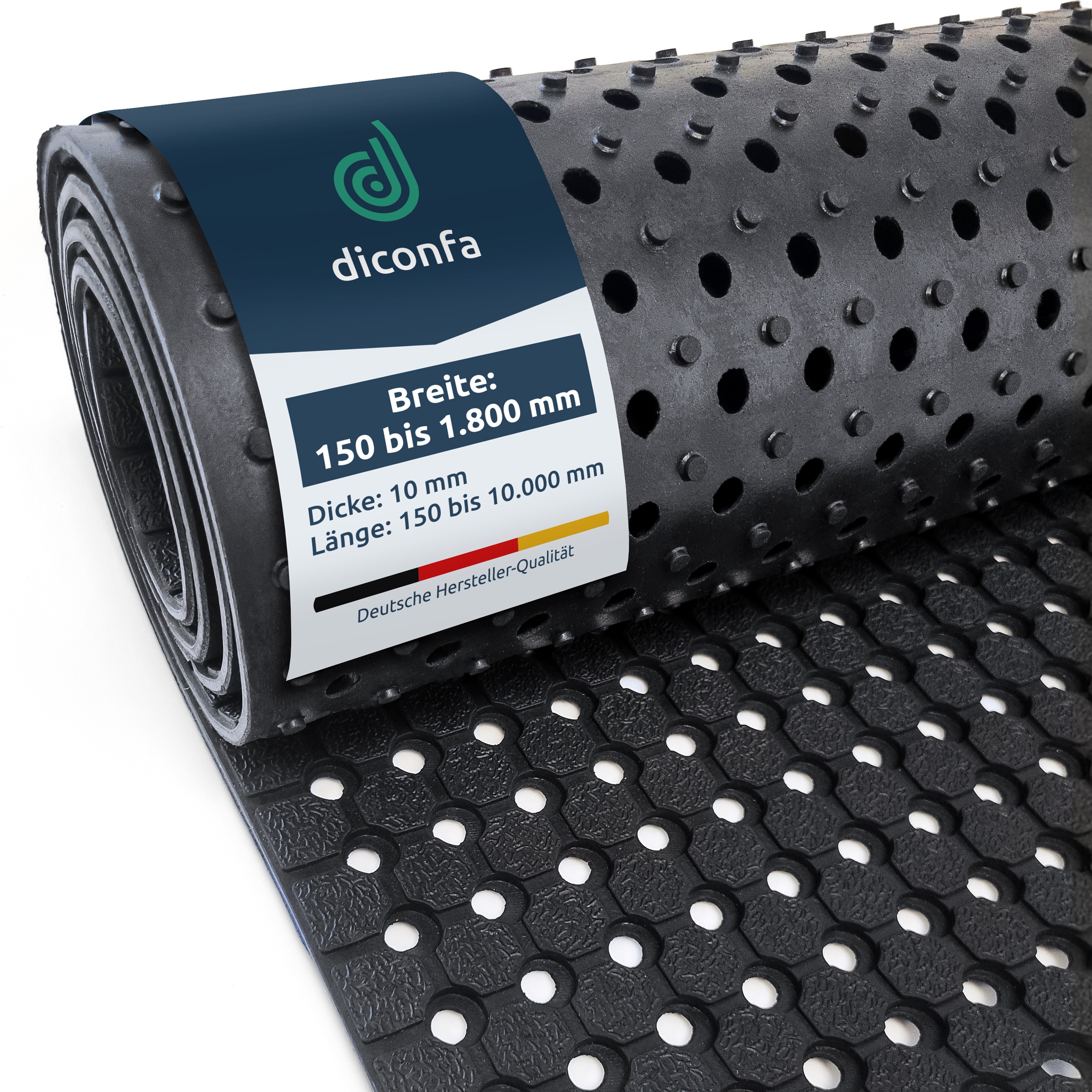 Gummimatte Lochmatte nach Maß