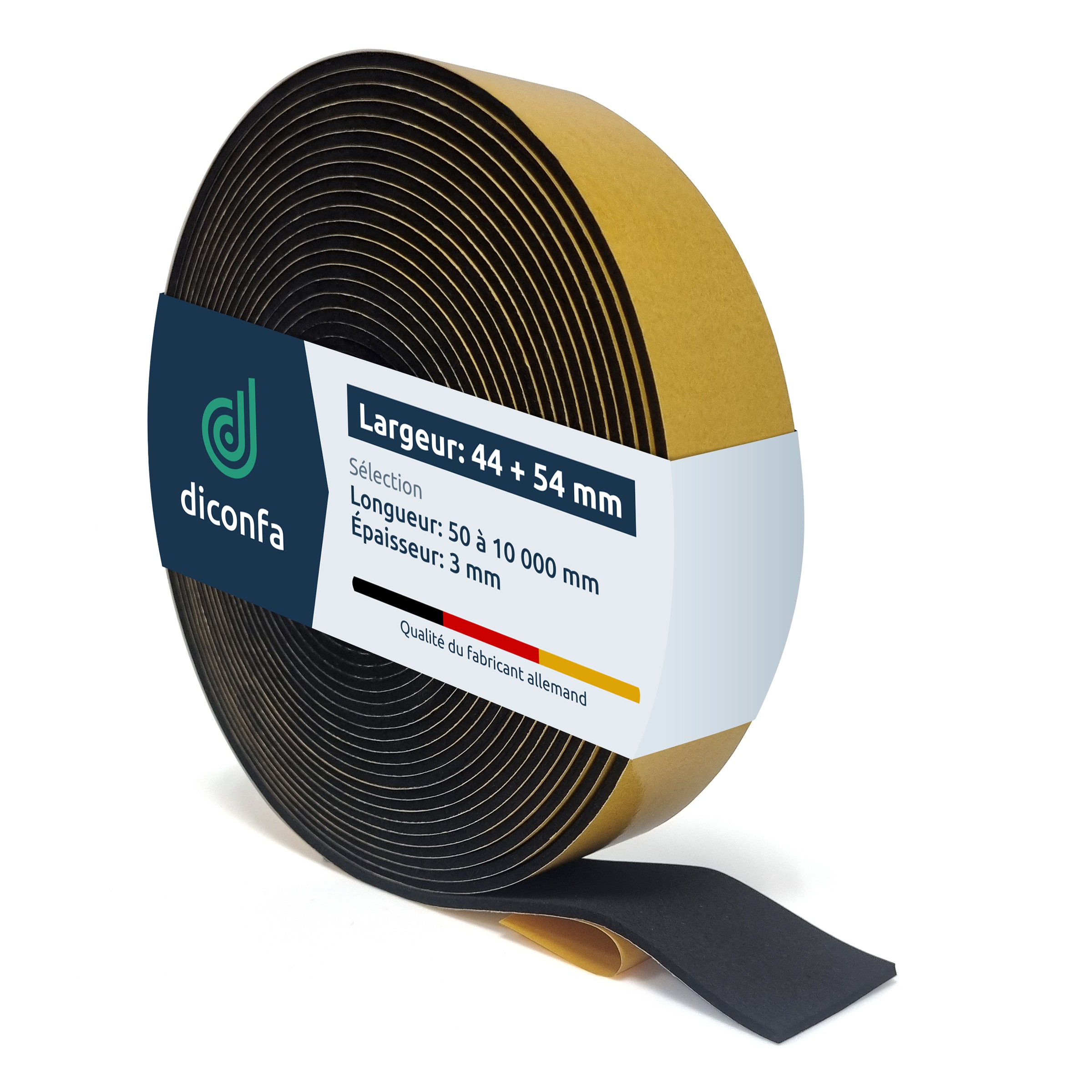 Joint pour fenêtre de toit diconfa noir sur mesure - compatible avec VELUX  Joint pour fenêtre de toit diconfa noir sur mesure - compatible avec VELUX