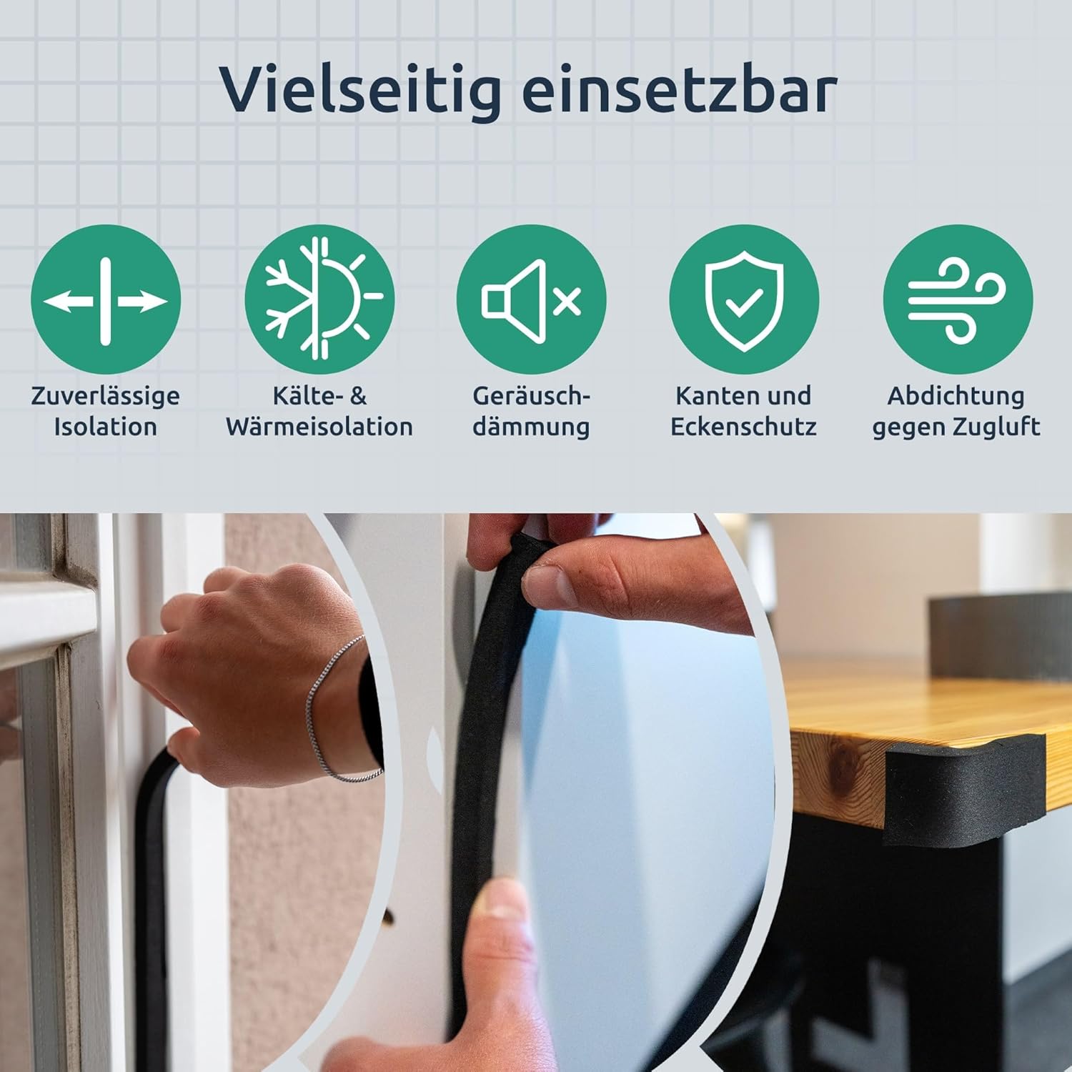 diconfa EPDM Zellkautschuk Dichtungsband selbstklebend