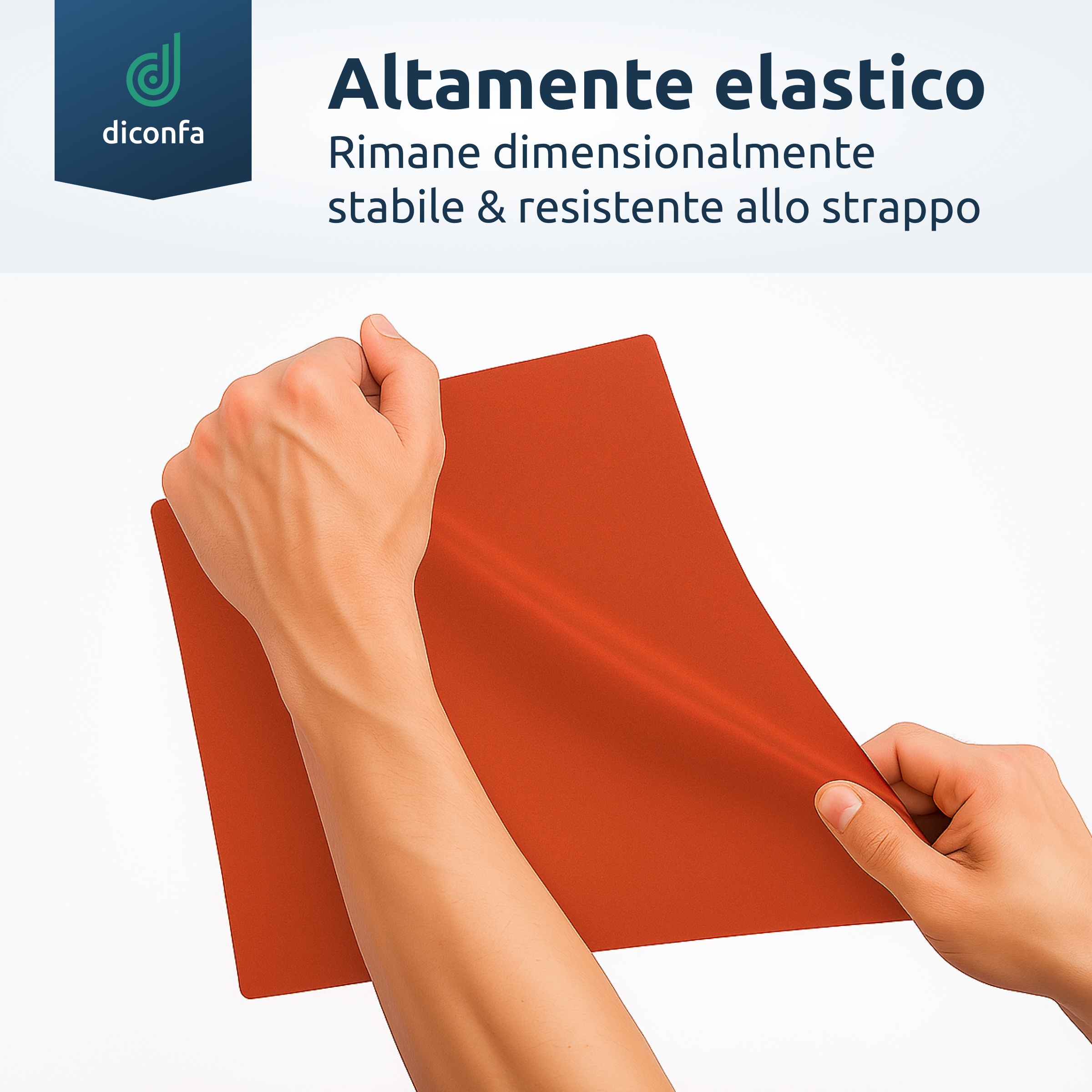 Piastra in silicone rosso su misura
