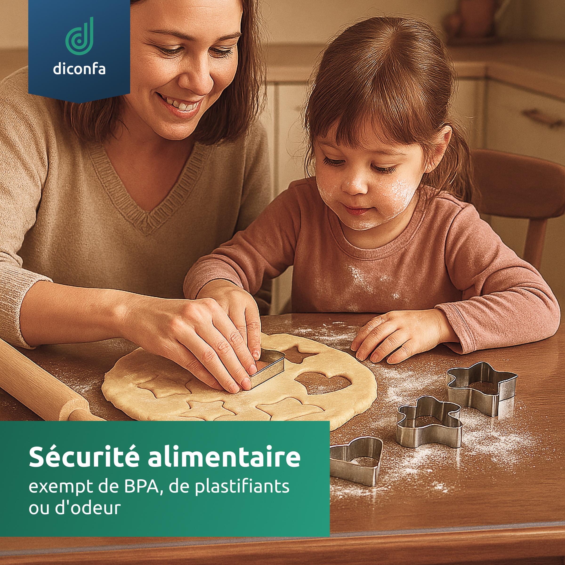 diconfa nappe transparente bords biseautés à 45 degrés sur mesure