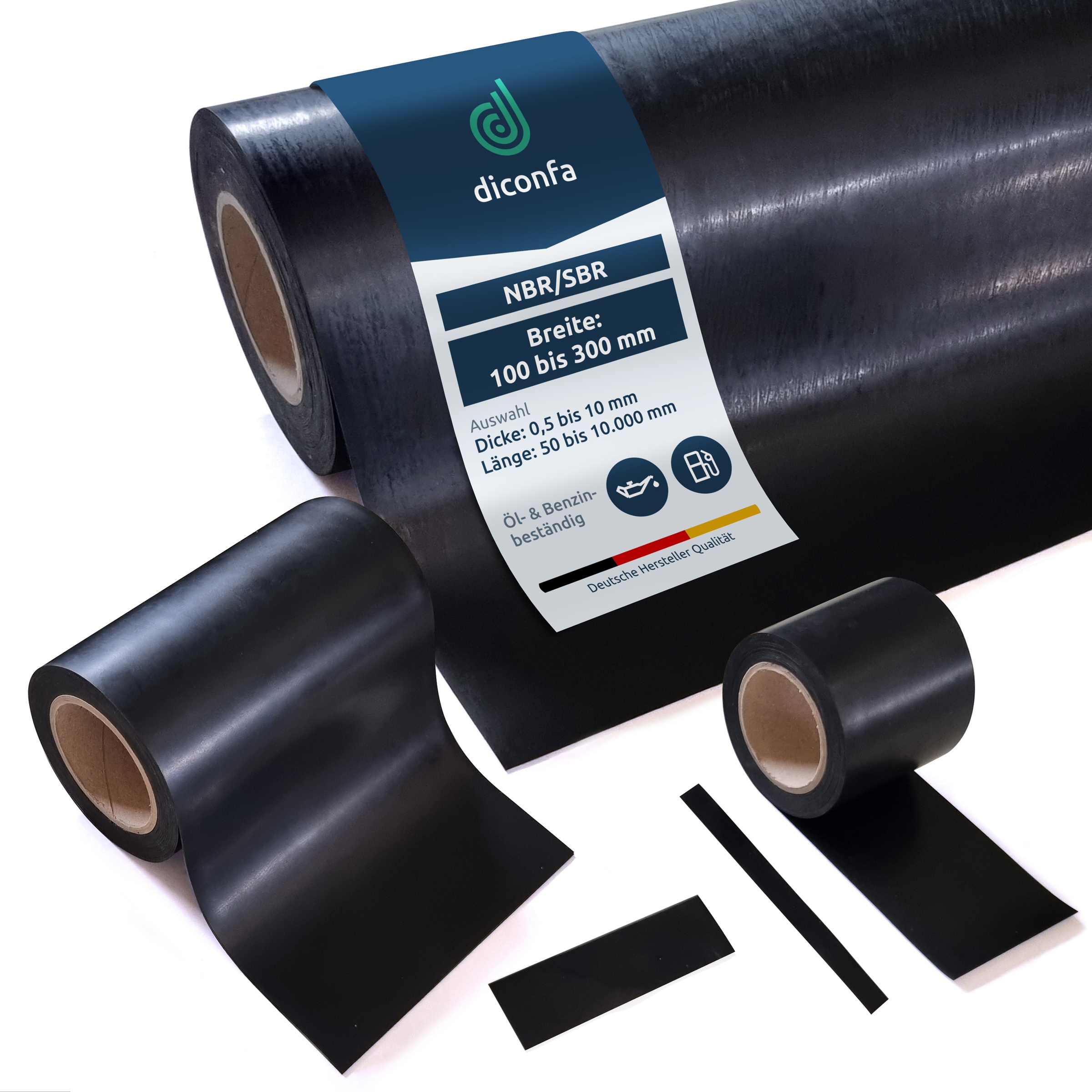 FKM Gummimatte 300 X 200 Mm – 0,5 Mm Dick, öl- Und Benzinbeständig, -20°C Bis +210°C, Für Werkstatt & Industrie