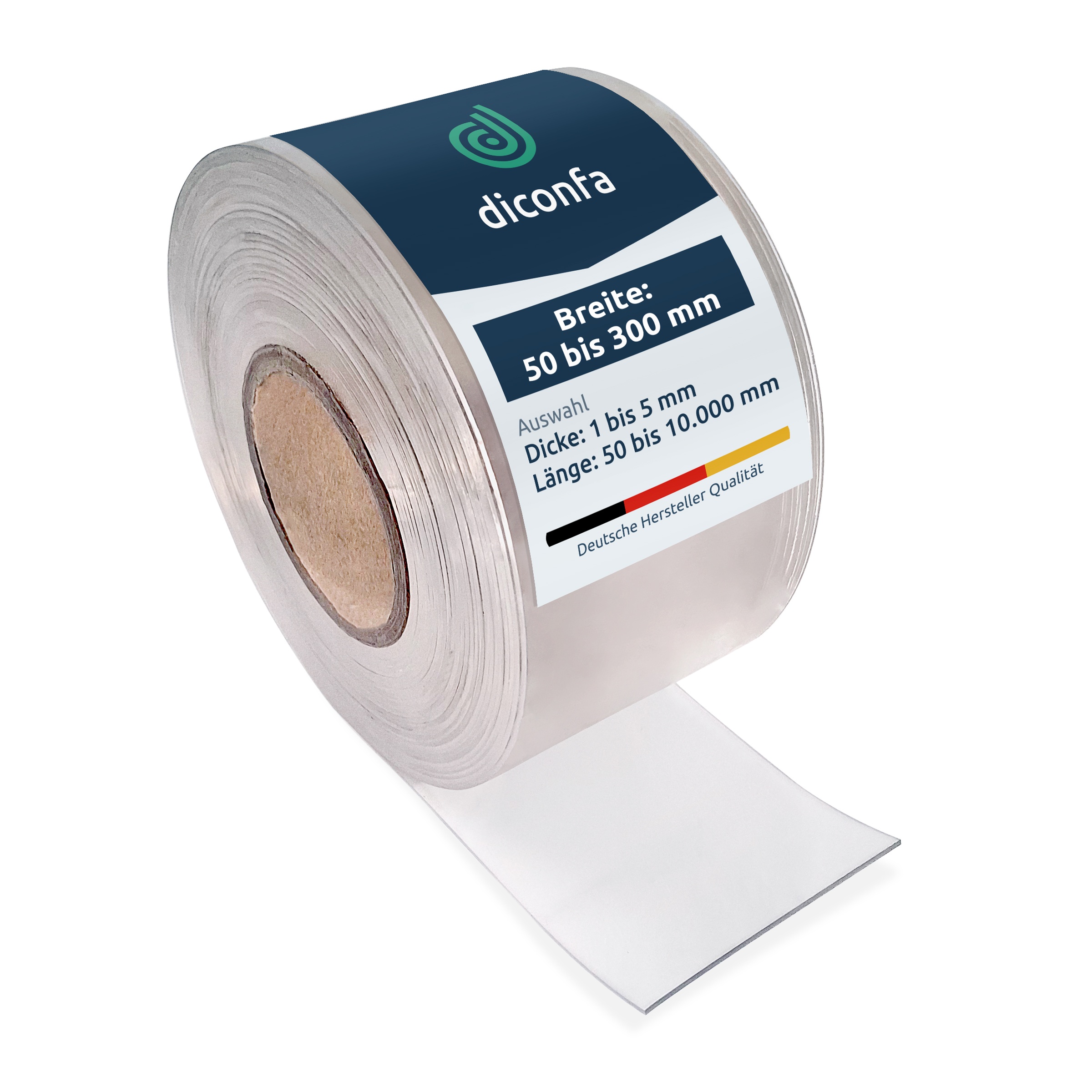 diconfa PVC-Streifen glasklar nach Maß diconfa PVC-Streifen glasklar nach Maß