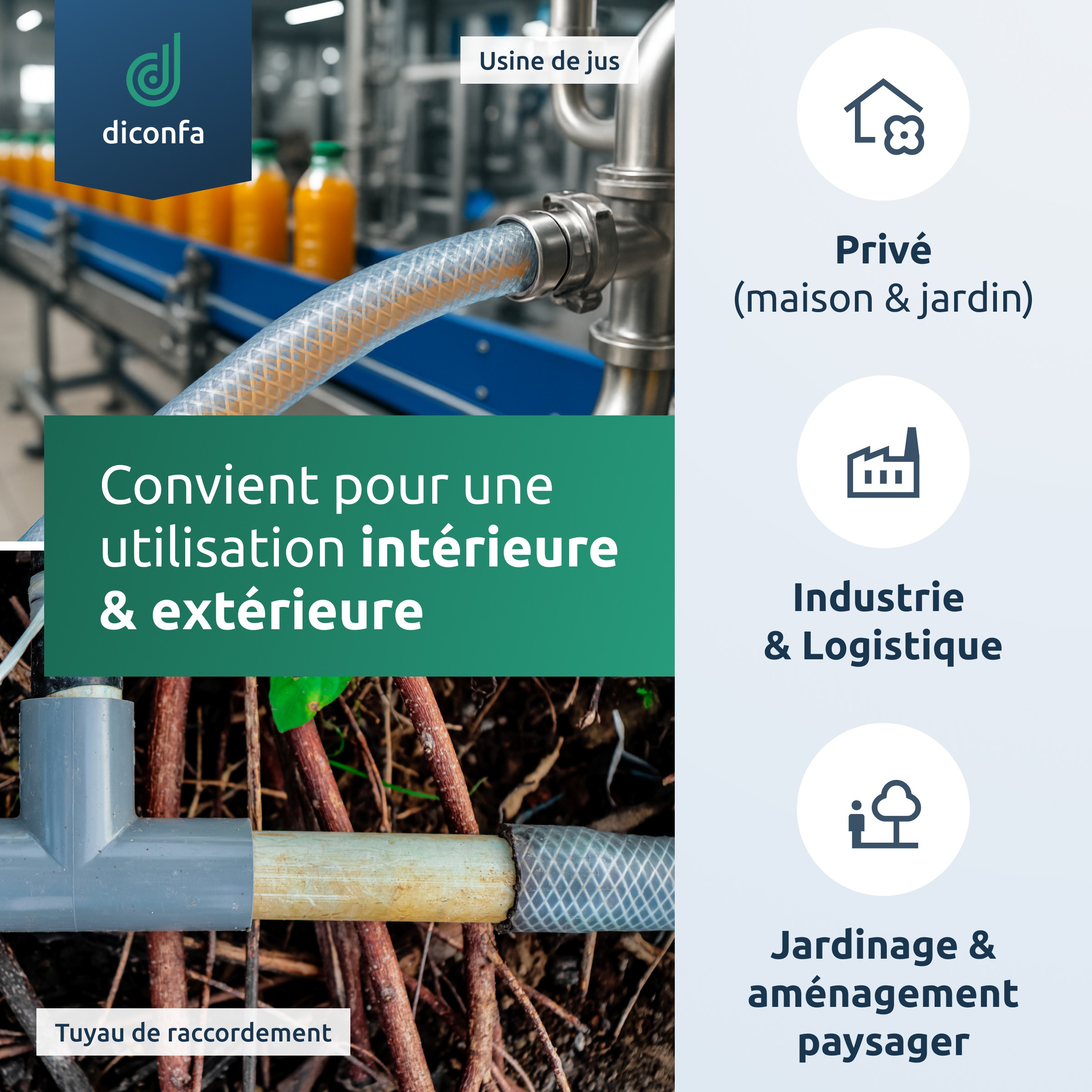 tuyau PVC armé sur mesure