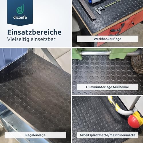 diconfa Noppenmatte Gummimatte 3 mm stark