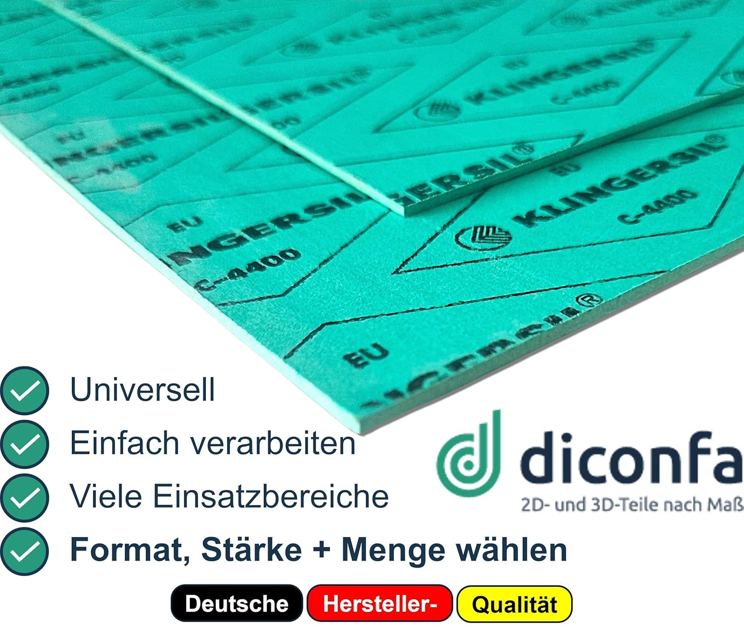 diconfa Klingersil C-4400 Dichtungsplatte 