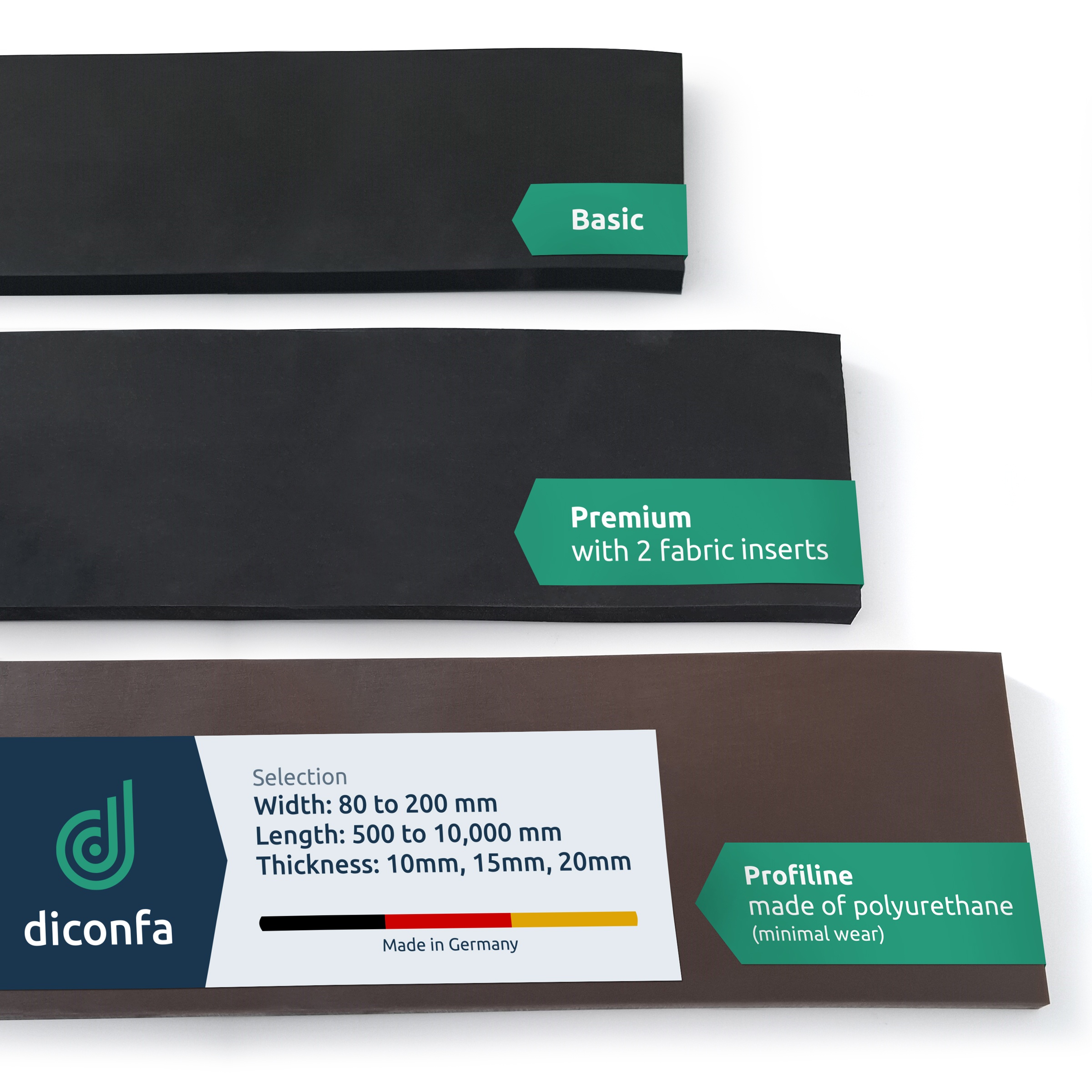 diconfa Scraper Blade Profiline - made to measure