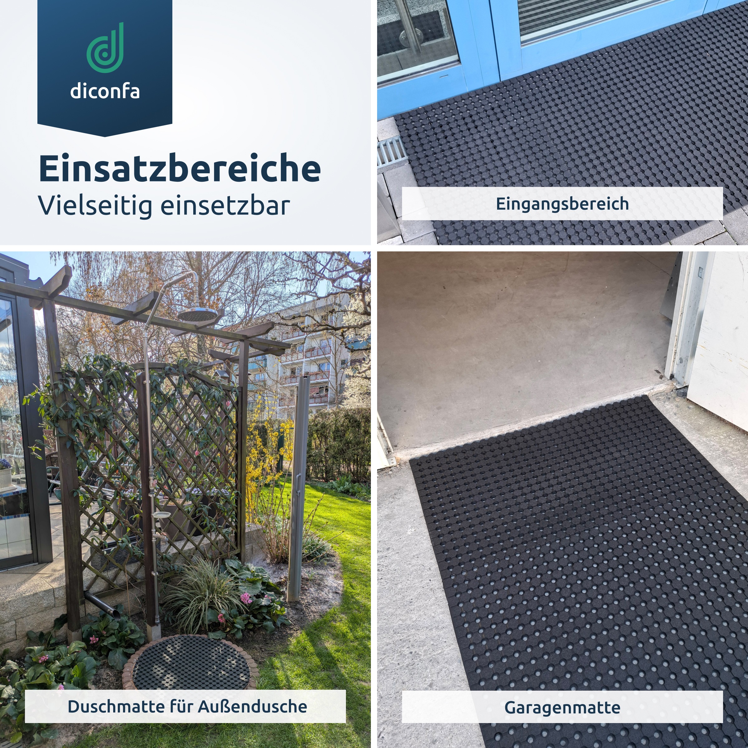 Gummimatte Lochmatte nach Maß