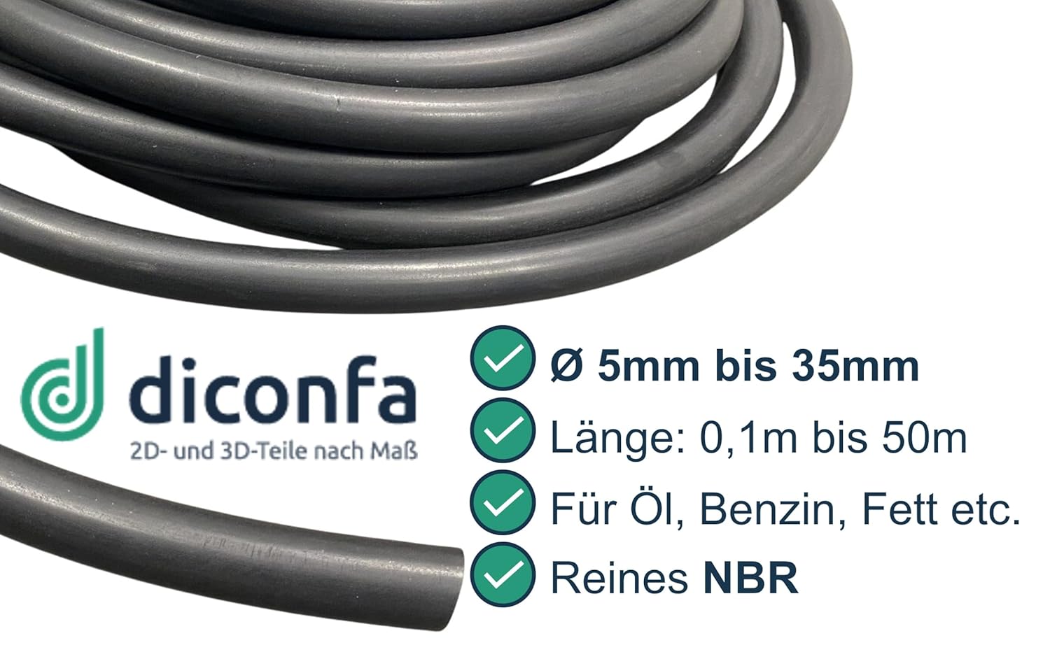 NBR Rundschnur Vollgummi nach Maß