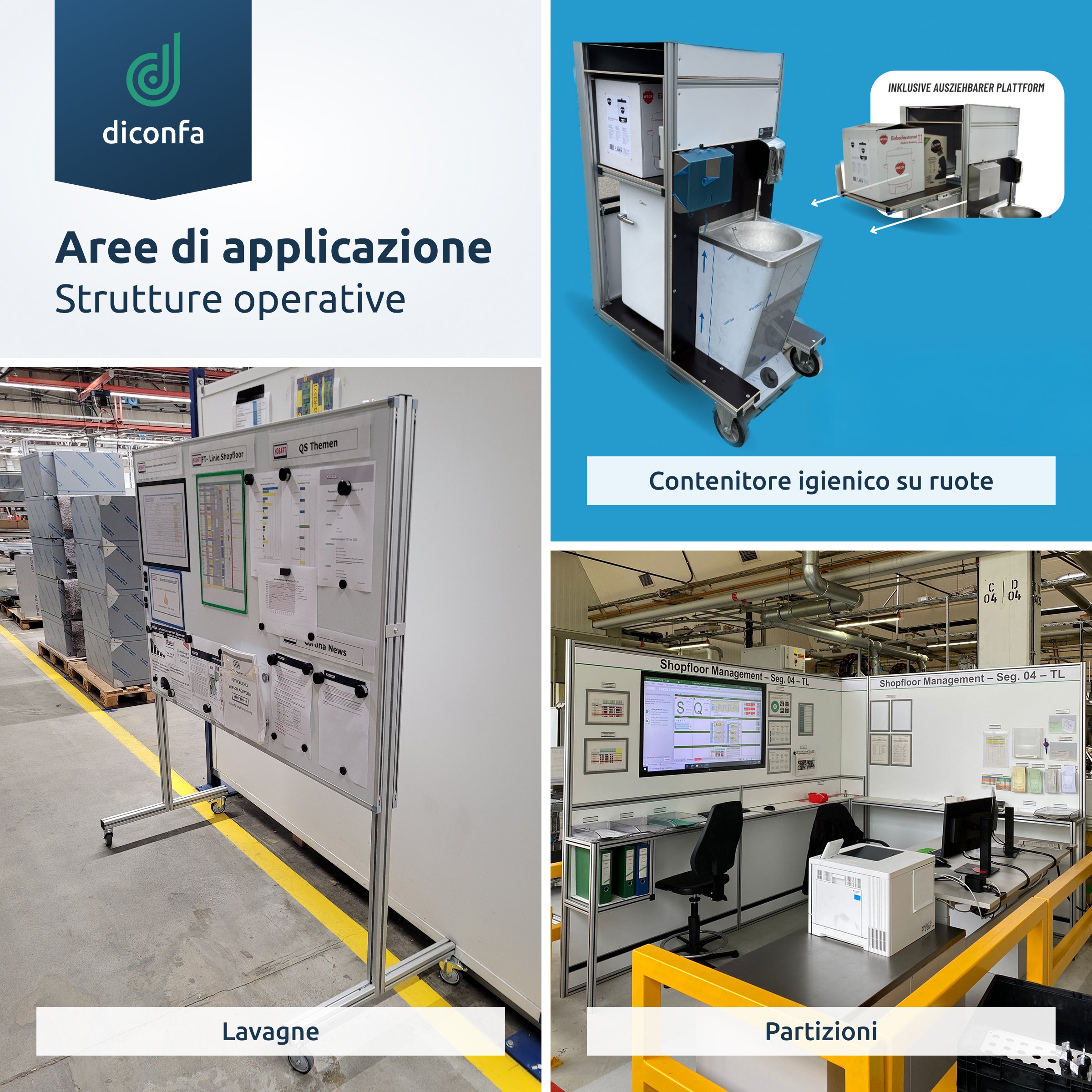 Profilo in alluminio su misura in diverse dimensioni