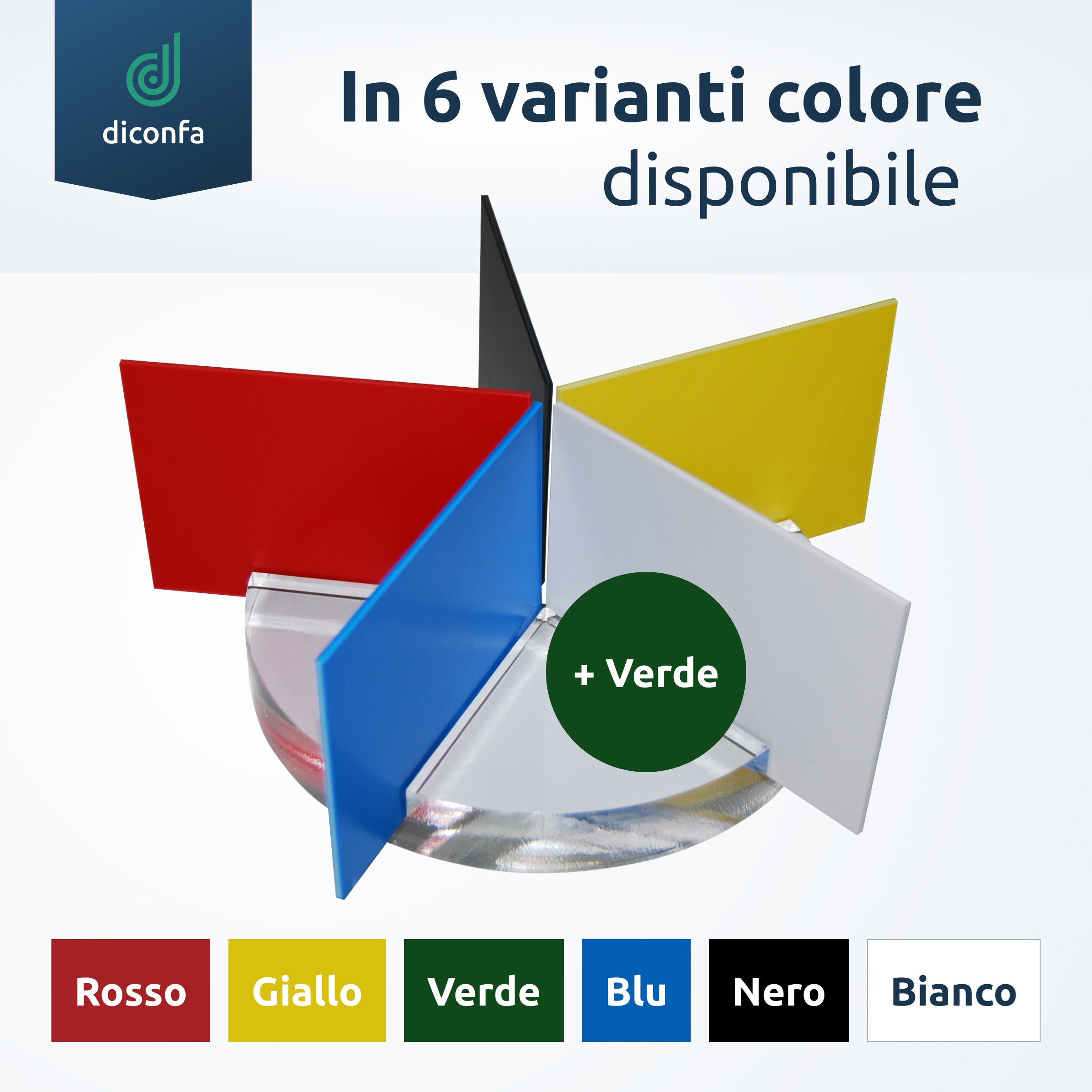 Lastra in plastica Polistirolo Nero