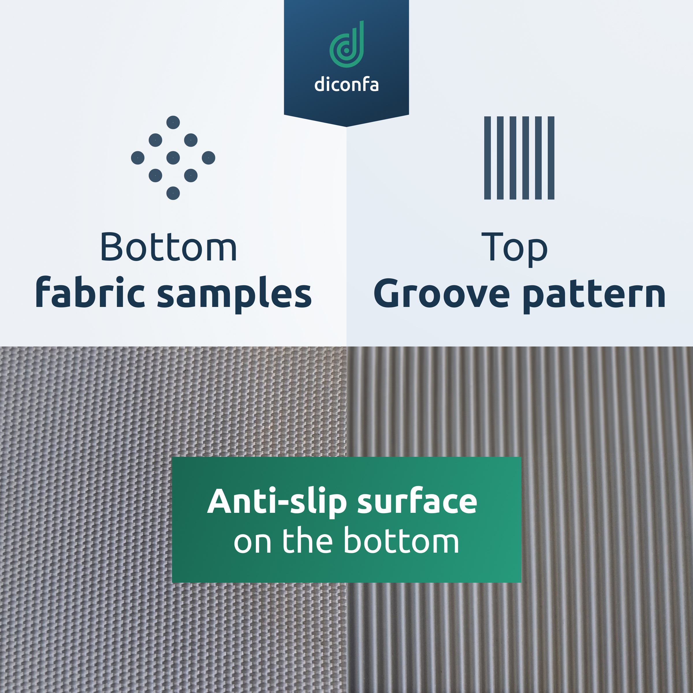 fine groove mat rubber mat 3 mm thick grey made to measure