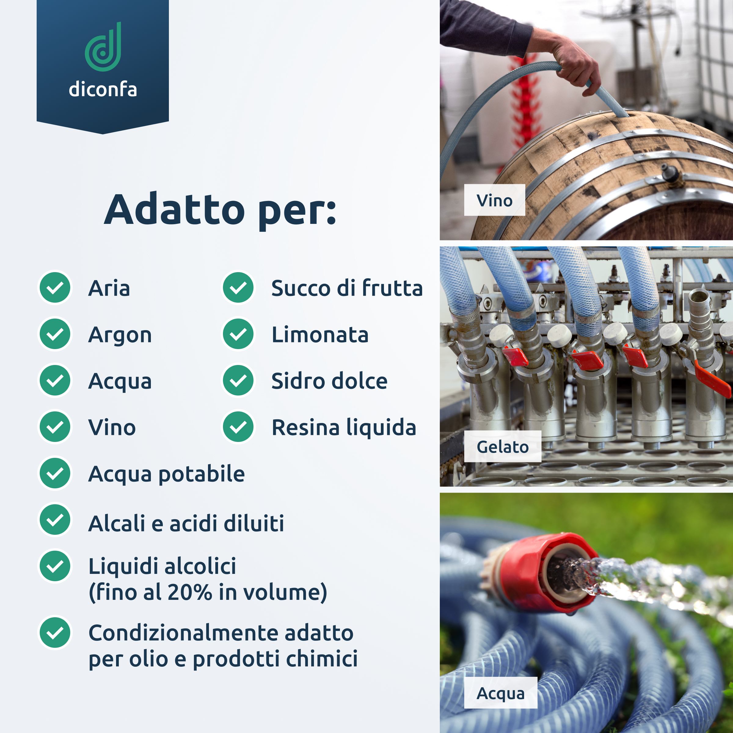 Tubo in PVC rinforzato su misura