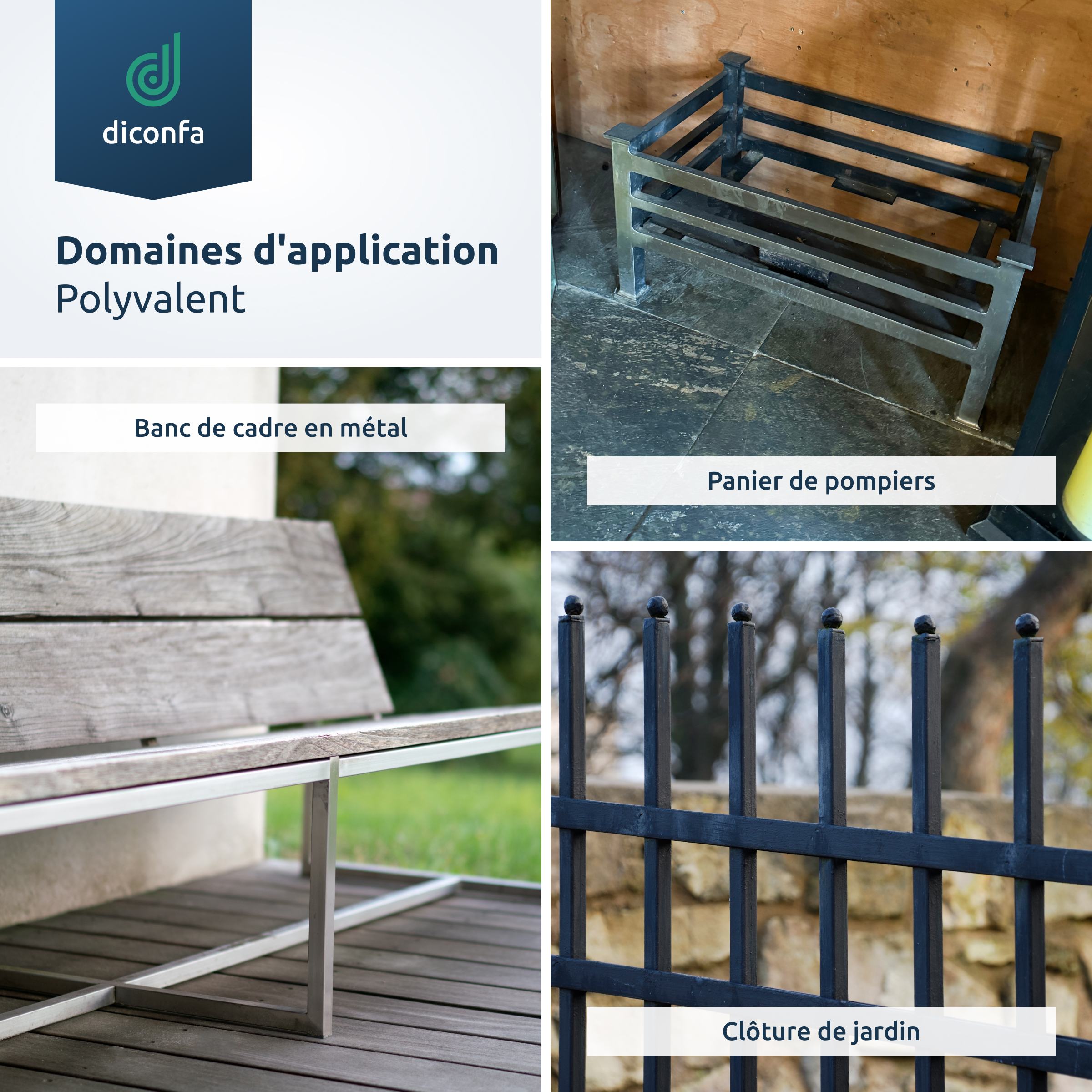 diconfa Acier carré S235JR ST37 sur mesure