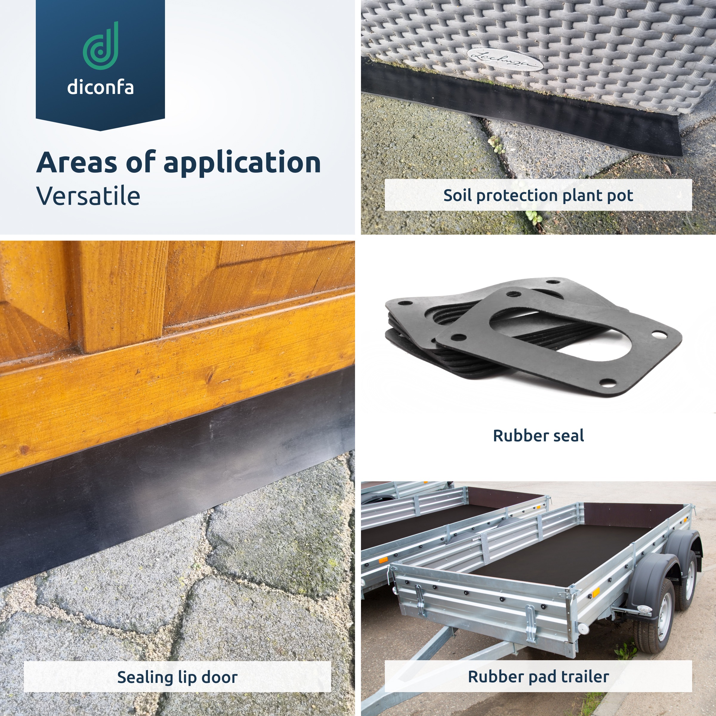 EPDM rubber mat - made to measure