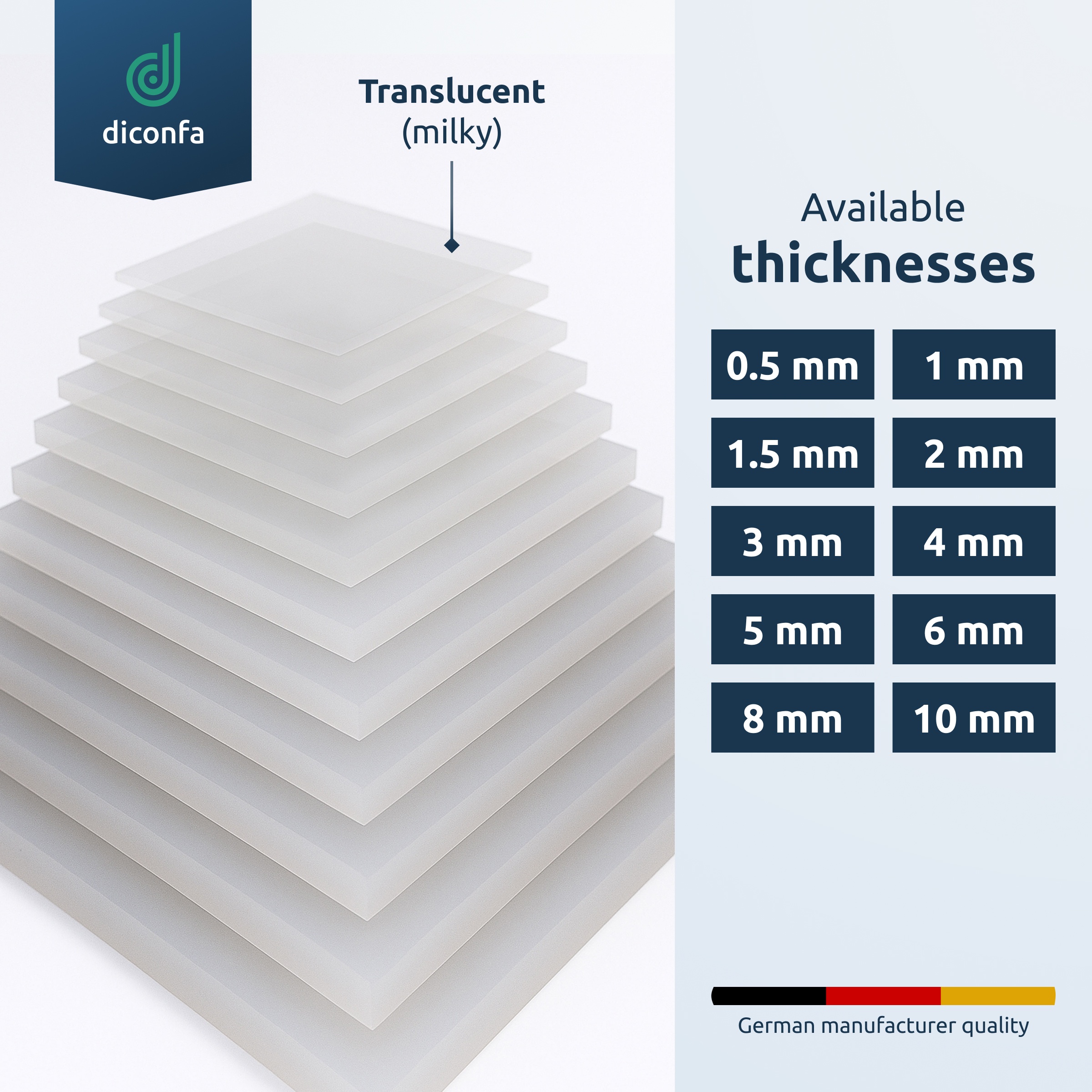 diconfa Silicone Sheet - made to measure