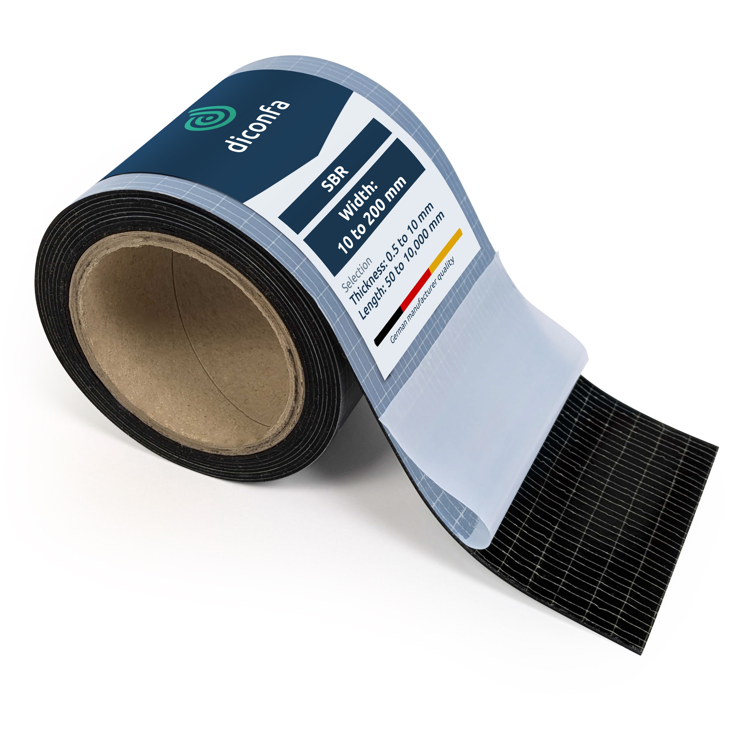 self-adhesive rubber strips made to measure