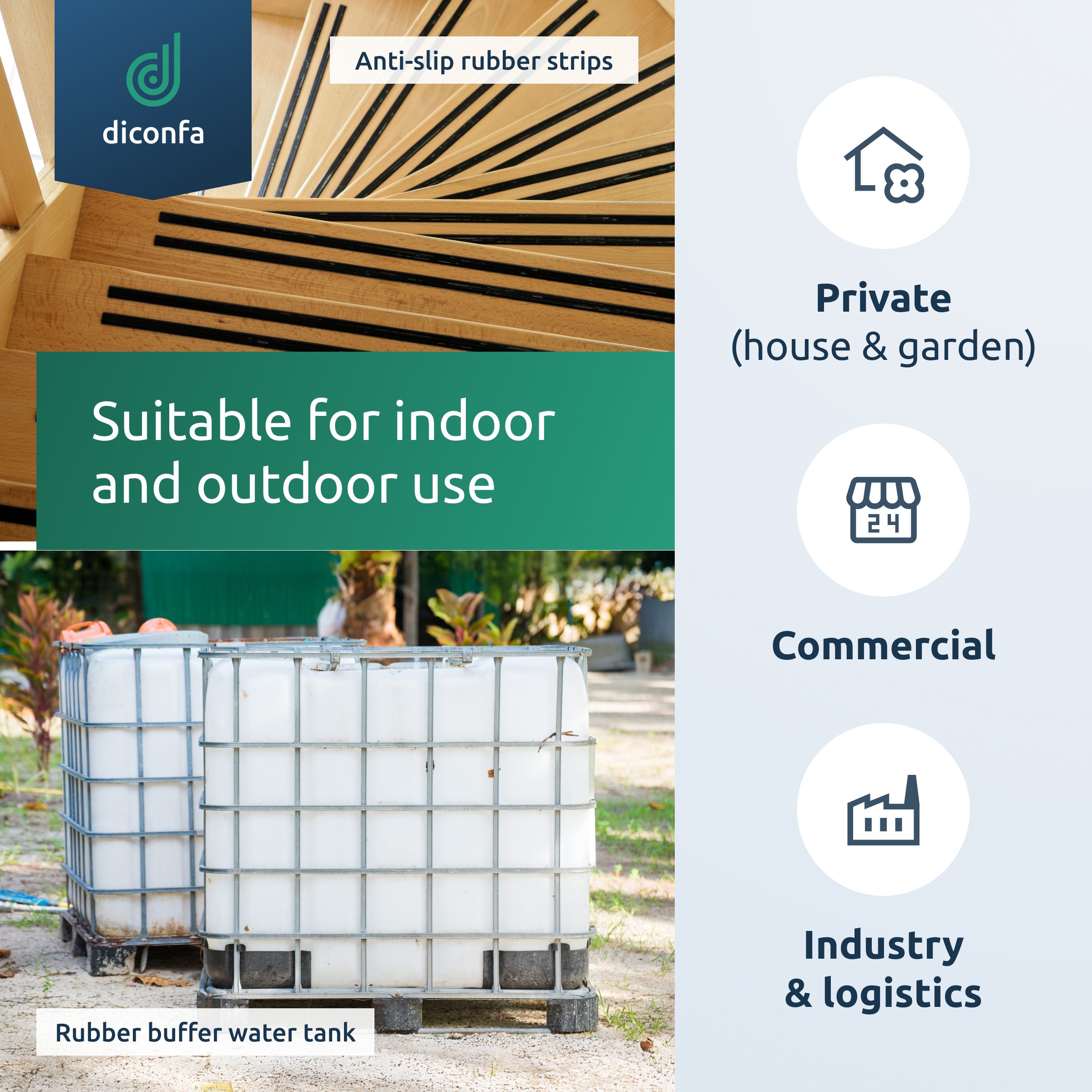 self-adhesive rubber strips made to measure