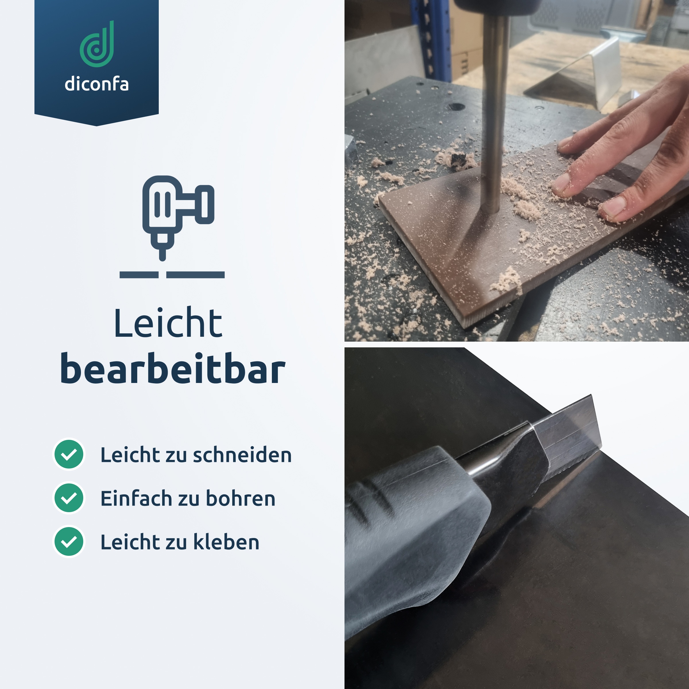 diconfa Schürfleiste Profiline nach Maß