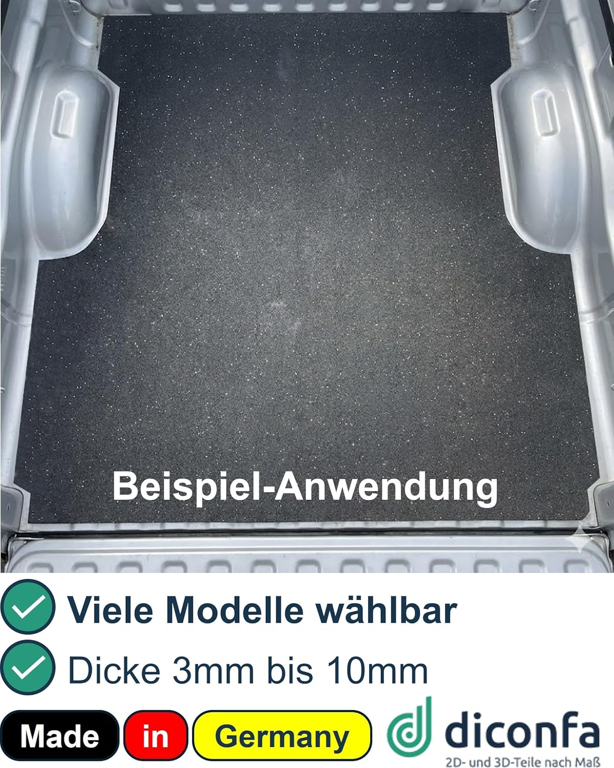 Pickupmatte Ford Ranger ab 2019 - 2022