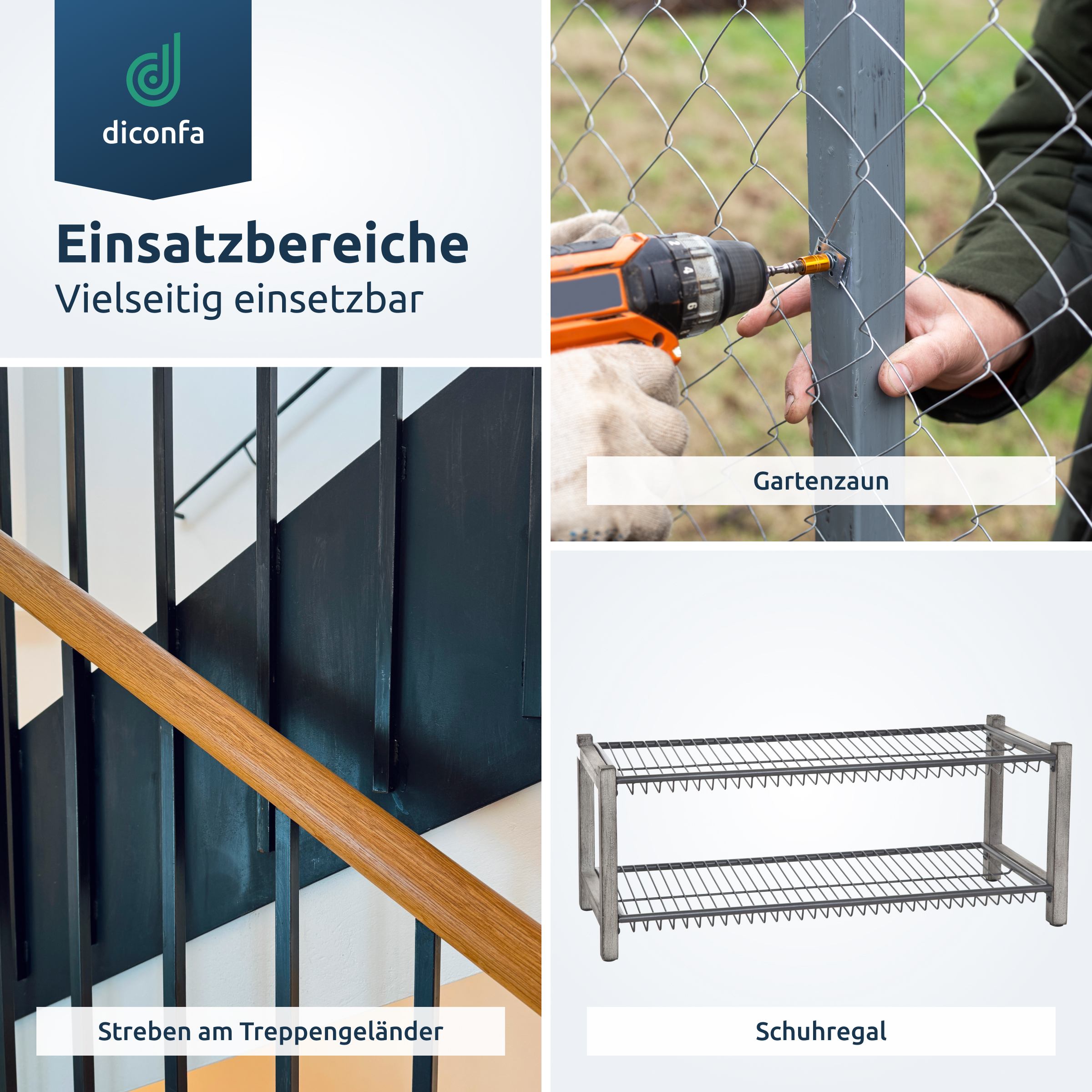 diconfa Vierkant Stahl S235JR ST37 nach Maß