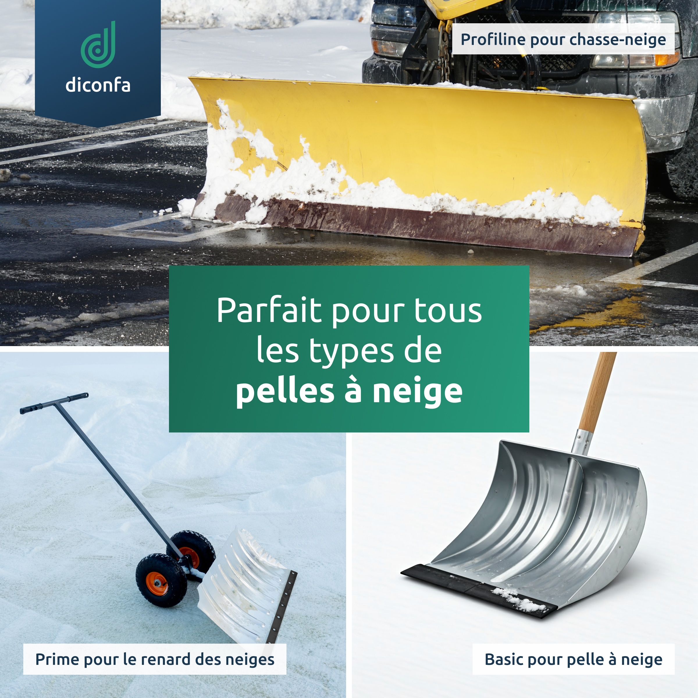 Bande racleuse Profiline diconfa sur mesure