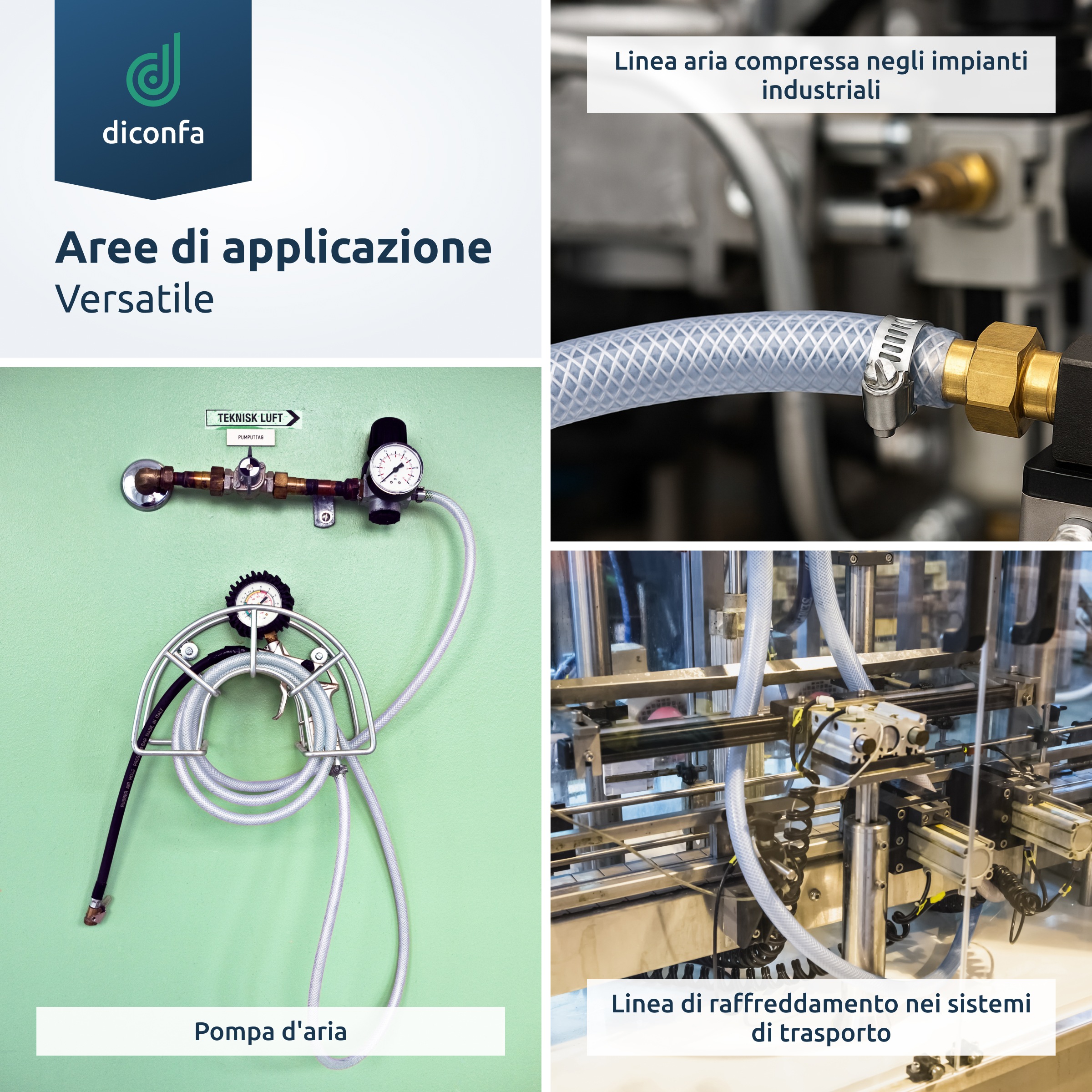 Tubo in PVC rinforzato su misura