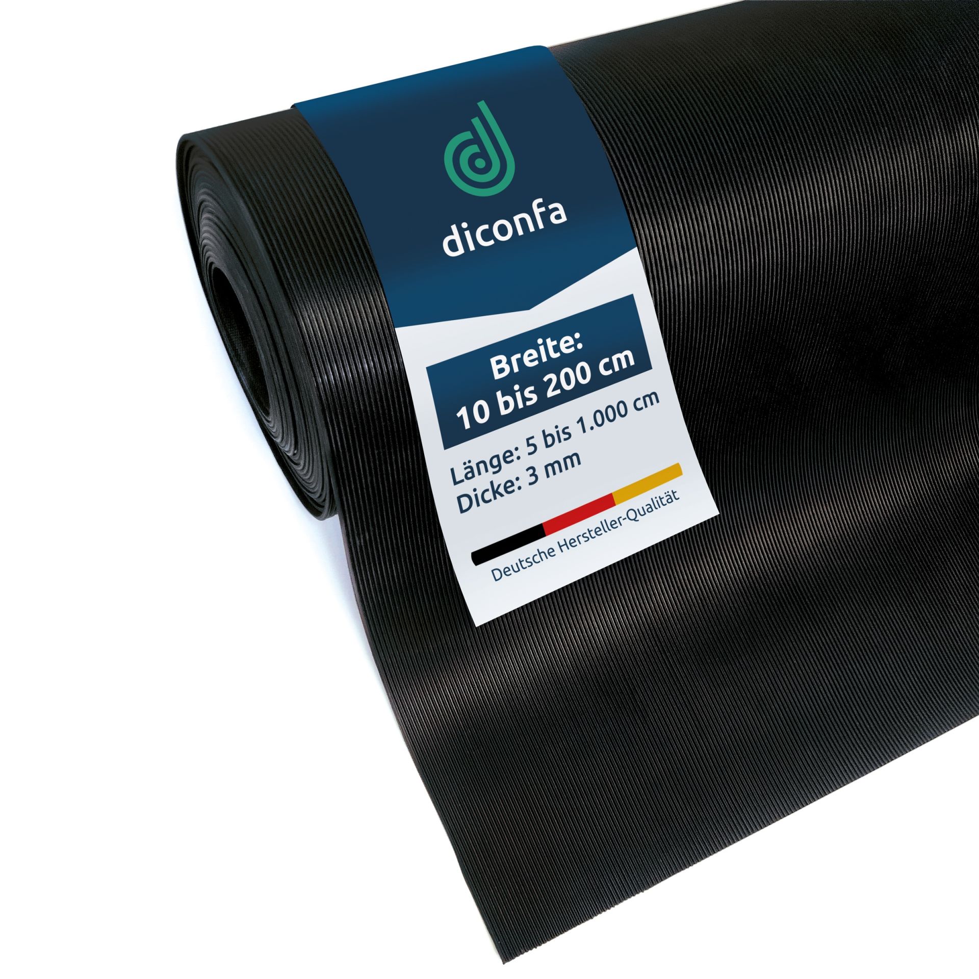Produktbild von 1cm Bautenschutzmatte 1,25m X 3m Antirutschmatte Gummimatte Gummigranulat Matte